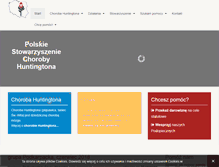 Tablet Screenshot of huntington.pl