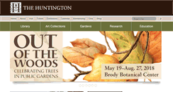 Desktop Screenshot of huntington.org