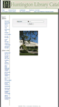 Mobile Screenshot of catalog.huntington.org