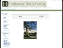 Tablet Screenshot of catalog.huntington.org
