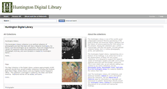 Desktop Screenshot of hdl.huntington.org